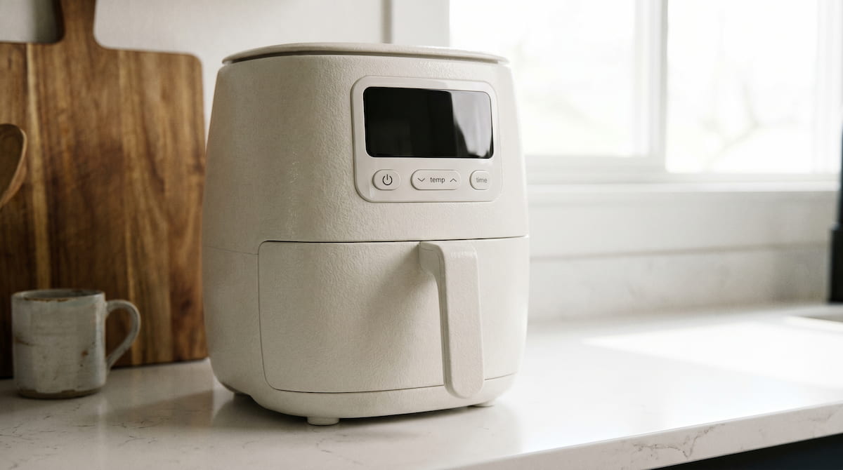 ceramic air fryer large clear digital controls senior friendly easy to use