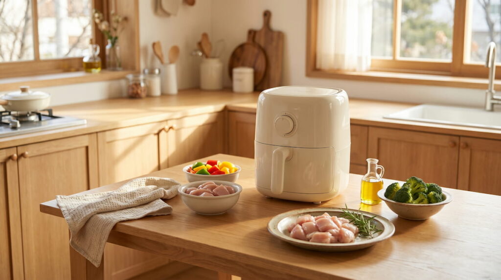 best non toxic air fryer for seniors simple safe kitchen cooking setup