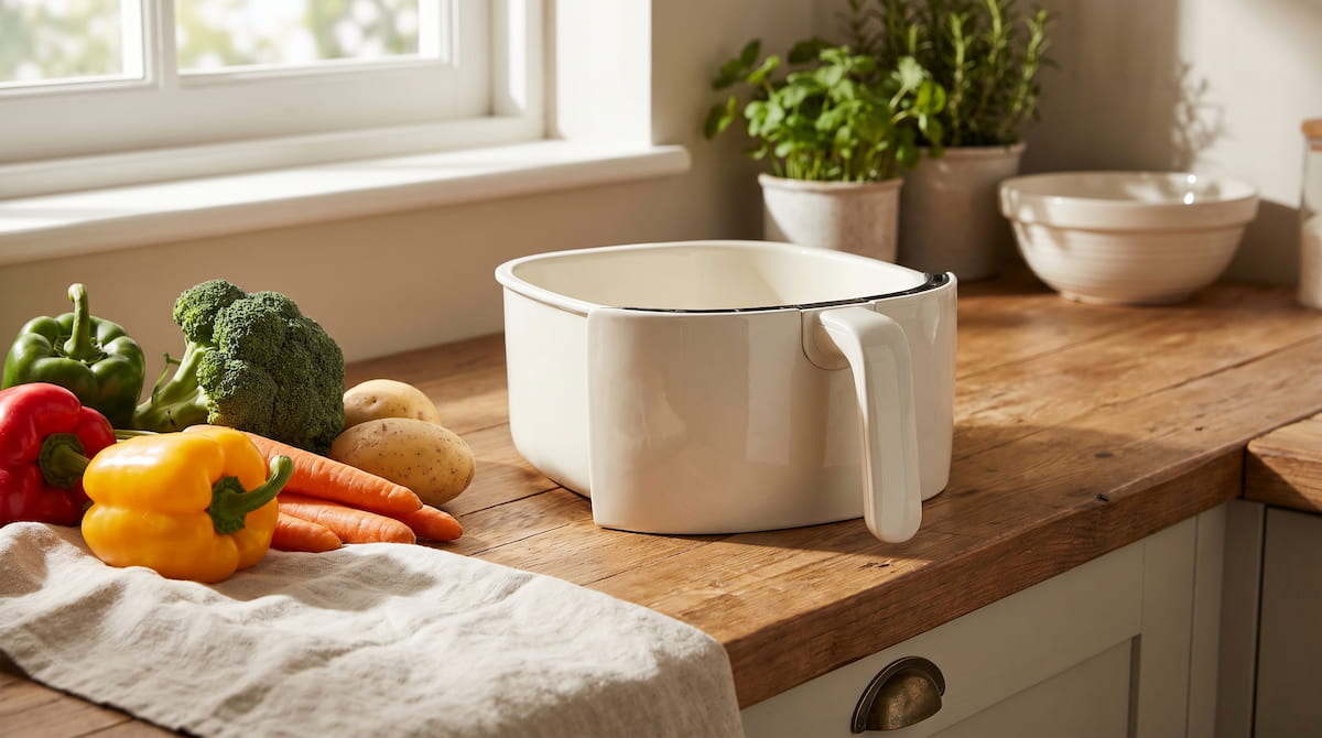 new ceramic air fryer basket replacement for safe long term cooking