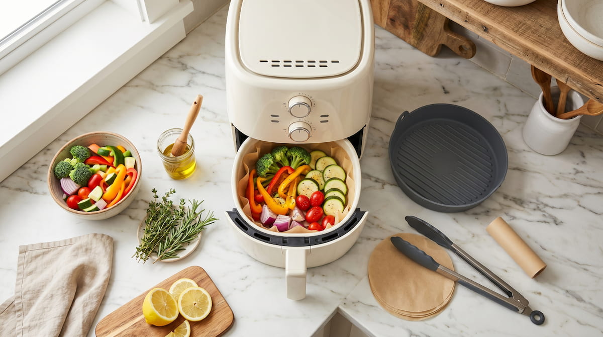 complete non toxic air fryer guide families setup accessories safe