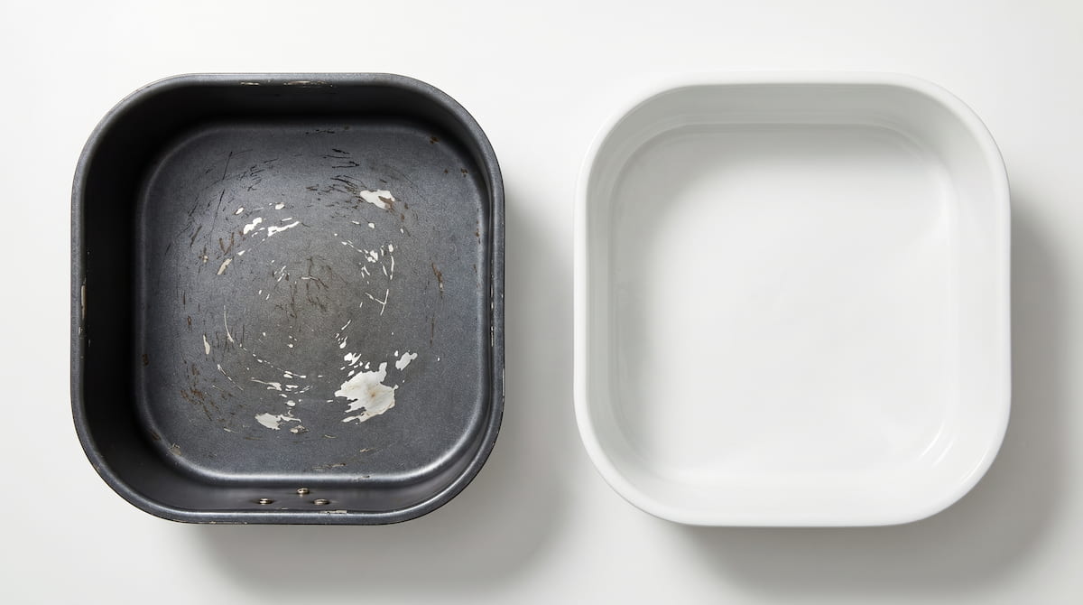 PTFE nonstick air fryer basket versus ceramic basket fume risk comparison