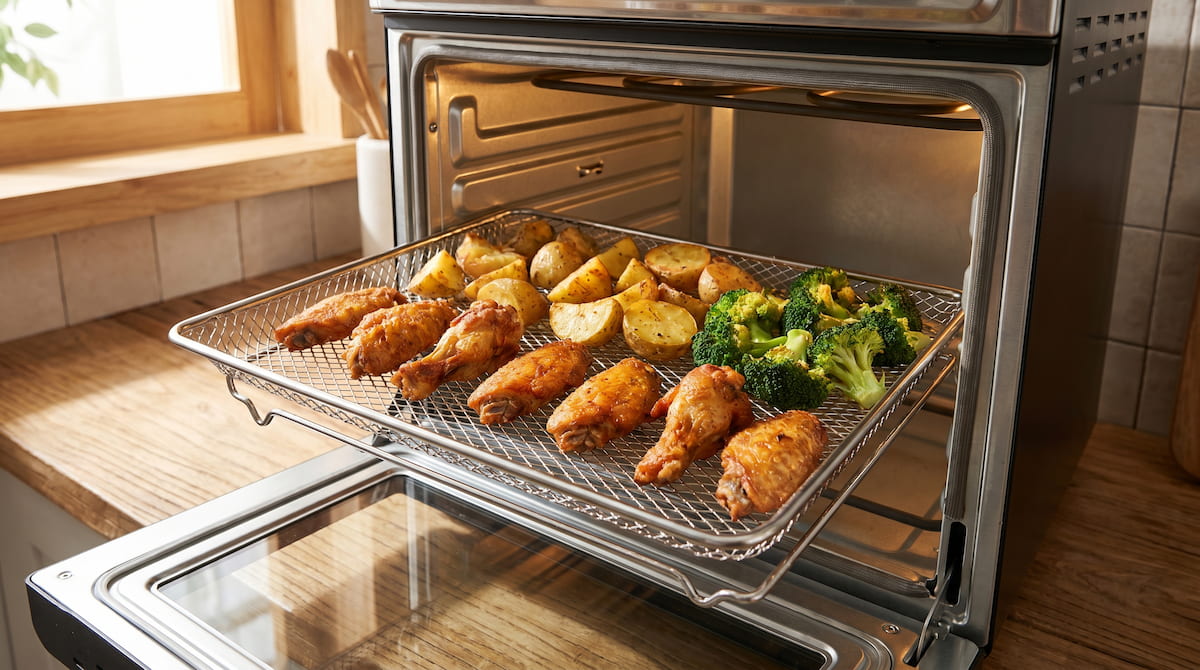 air fryer rack vs basket stainless steel safe non toxic