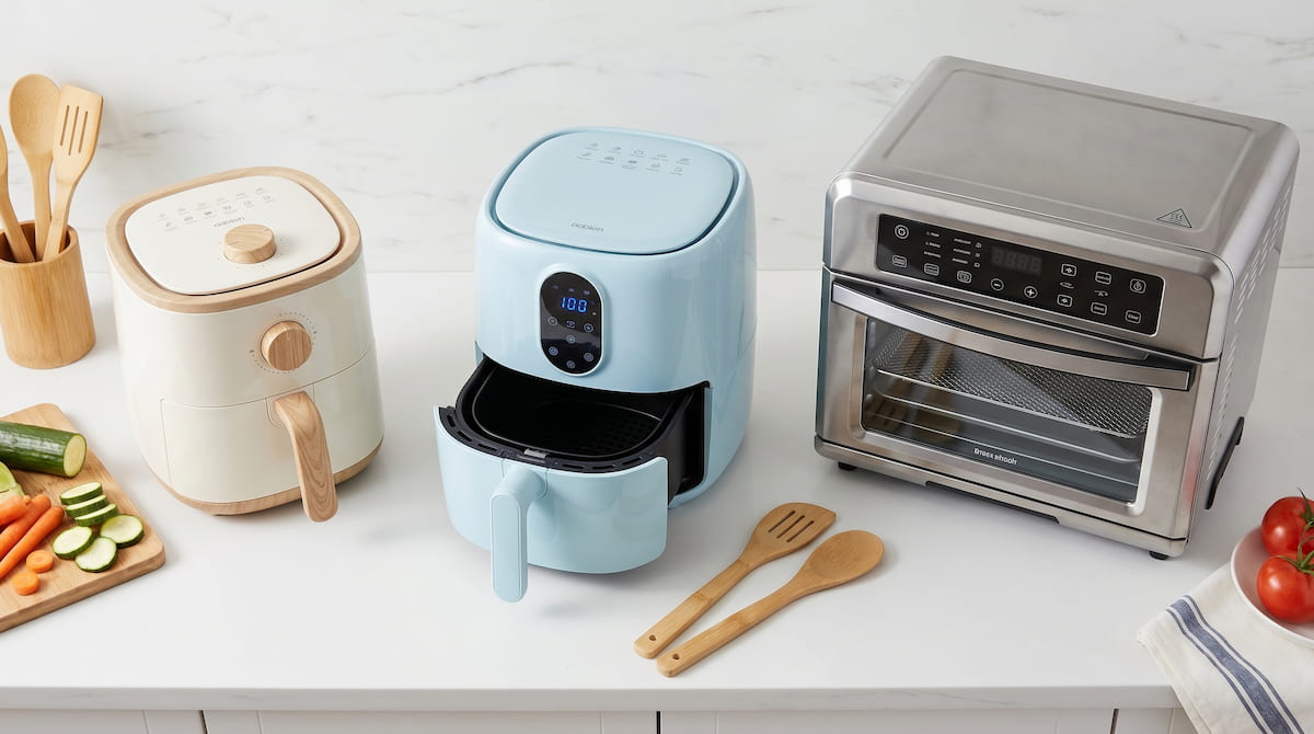three safe family air fryers different sizes ceramic stainless comparison
