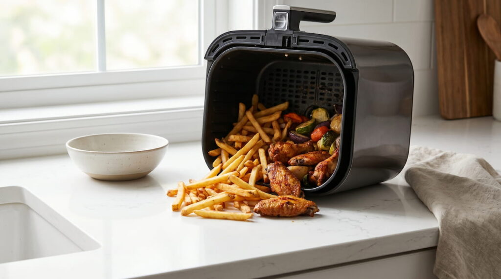 what happens if you overfill an air fryer safety risks guide