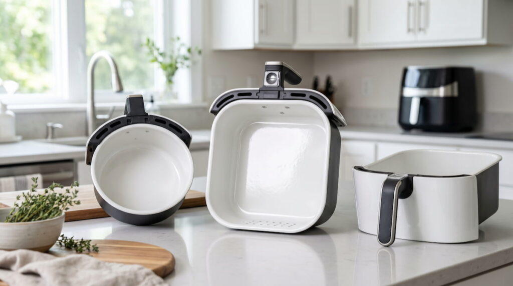 Best ceramic replacement air fryer baskets