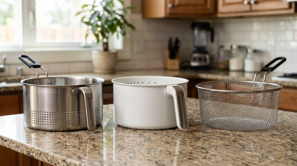 Comparison of replacement air fryer baskets for non-toxic cooking